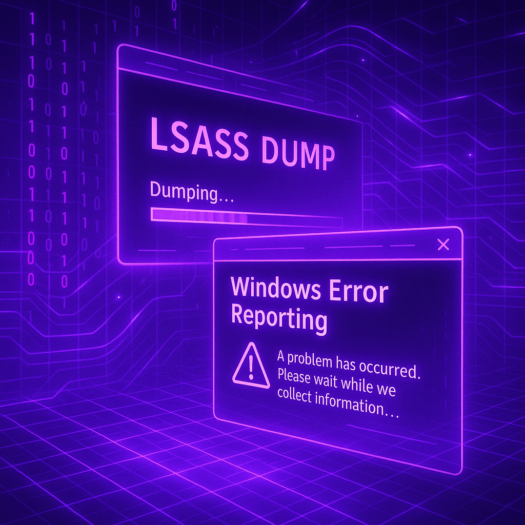 LSASS Dump – Windows Error&nbsp;Reporting